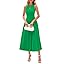 PRETTYGARDEN Spring Casual Dresses for Women 2026 Summer Business Work Midi Sleeveless A Line Pleated Cocktail Dress