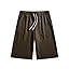 JMIERR 2026 Men's Baggy Sweat Shorts Lightweight Under Knee Casual Drawstring Y2K Shorts Loose Fit Gym Shorts
