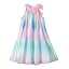Toddler Girl Tulle Dress Summer Clothes Little Girl Ombre Halter Dress Kids Casual Sundress Toddler Princess Outfits