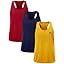 NELEUS Men's 3 Pack Dry Fit Y-Back Muscle Tank Workout Gym Shirt