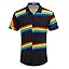 COOFANDY Men's Linen Shirts Short Sleeve Casual Shirts Button Down Shirt for Men Beach Summer Wedding Shirt