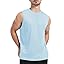 Men's Sleeveless UPF 50+ Swim Shirts Quick Dry Workout Tank Top UV Protection Running Gym Muscle T Shirts