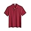 COOFANDY Men's Polo Shirts Short Sleeve Cotton Pique Casual Button T Shirts Classic Fit Collared Golf Shirts