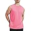 Men's Sleeveless UPF 50+ Swim Shirts Quick Dry Workout Tank Top UV Protection Running Gym Muscle T Shirts