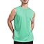 Men's Sleeveless UPF 50+ Swim Shirts Quick Dry Workout Tank Top UV Protection Running Gym Muscle T Shirts