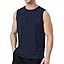 Men's Sleeveless UPF 50+ Swim Shirts Quick Dry Workout Tank Top UV Protection Running Gym Muscle T Shirts