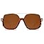 GUVIVI Retro Oversized Aviator Sunglasses for Women Men Square Double Bridge Pilot Sun Glasses 70s Trendy Shades