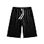 JMIERR 2026 Men's Baggy Sweat Shorts Lightweight Under Knee Casual Drawstring Y2K Shorts Loose Fit Gym Shorts