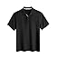 COOFANDY Men's Polo Shirts Short Sleeve Cotton Pique Casual Button T Shirts Classic Fit Collared Golf Shirts