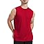 Men's Sleeveless UPF 50+ Swim Shirts Quick Dry Workout Tank Top UV Protection Running Gym Muscle T Shirts