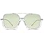 GUVIVI Retro Oversized Aviator Sunglasses for Women Men Square Double Bridge Pilot Sun Glasses 70s Trendy Shades