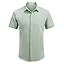 COOFANDY Men's Linen Shirts Short Sleeve Casual Shirts Button Down Shirt for Men Beach Summer Wedding Shirt