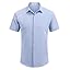 COOFANDY Men's Linen Shirts Short Sleeve Casual Shirts Button Down Shirt for Men Beach Summer Wedding Shirt