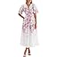 Flessibili Womens Summer Floral Maxi Dress Wedding Guest Party Long Dresses 2026