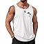 COOFANDY Mens Beach Tank Tops Summer Cotton Sleeveless Graphic T Shirts Palm Tree Casual Vacation Muscle Tank