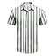 COOFANDY Men's Linen Shirts Short Sleeve Casual Shirts Button Down Shirt for Men Beach Summer Wedding Shirt