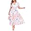 Flessibili Womens Summer Floral Maxi Dress Wedding Guest Party Long Dresses 2026