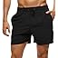 Tyhengta Men's Swim Trunks Quick Dry Beach Shorts with Zipper Pockets and Mesh Lining
