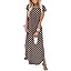 WIHOLL Summer Dresses Cap Sleeve Crewneck Maxi Long Casual Dress with Pockets Beach Vacation Sundresses 2026 Trendy