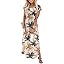 WIHOLL Summer Dresses Cap Sleeve Crewneck Maxi Long Casual Dress with Pockets Beach Vacation Sundresses 2026 Trendy