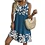 Zeagoo Summer Dresses for Women 2026 Sleeveless Casual Floral Tshirt Sundress with Pockets Loose Tank Beach Dress
