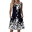 Zeagoo Summer Dresses for Women 2026 Sleeveless Casual Floral Tshirt Sundress with Pockets Loose Tank Beach Dress