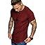 COOFANDY Men's Muscle T-Shirt Pleated Raglan Sleeve Bodybuilding Gym Tee Short Sleeve Fashion Workout Shirts Hipster Shirt