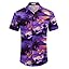 COOFANDY Men's Linen Shirts Short Sleeve Casual Shirts Button Down Shirt for Men Beach Summer Wedding Shirt