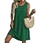 Zeagoo Summer Dresses for Women 2026 Sleeveless Casual Floral Tshirt Sundress with Pockets Loose Tank Beach Dress