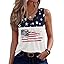 Zeagoo Womens Tank Tops Summer Sleeveless Loose Fit Tops V Neck Pleated Shirts Basic Tees Dressy Casual Trendy Clothes