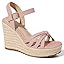 mikarka Sandals for Women 2026: Comfortable Wedge Platform Sandals Women - Braided Espadrilles for Women Ankle Strap Open Toe Wedges Heels Beach Sandals Summer Shoes
