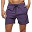 Tyhengta Men's Swim Trunks Quick Dry Beach Shorts with Zipper Pockets and Mesh Lining