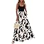 KIRUNDO Women Summer Sleeveless Boho Floral Maxi Dress 2026 Scoop Neck Tank A Line Flowy Beach Vacation Resort Wear Sundress
