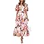 Flessibili Womens Summer Floral Maxi Dress Wedding Guest Party Long Dresses 2026