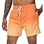 Tyhengta Men's Swim Trunks Quick Dry Beach Shorts with Zipper Pockets and Mesh Lining