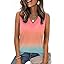 Zeagoo Tank Top for Women V Neck Loose Fit Sleeveless Summer Tops Business Casual Outfits Dressy Blouses Shirts