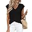 PRETTYGARDEN Women's 2026 Lightweight Sweaters Vest Spring Trendy Cap Sleeve V Neck Knit Tank Tops Summer Going Out Outfits