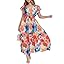 Flessibili Womens Summer Floral Maxi Dress Wedding Guest Party Long Dresses 2026