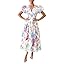Flessibili Womens Summer Floral Maxi Dress Wedding Guest Party Long Dresses 2026