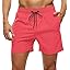 Tyhengta Men's Swim Trunks Quick Dry Beach Shorts with Zipper Pockets and Mesh Lining