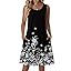 Zeagoo Summer Dresses for Women 2026 Sleeveless Casual Floral Tshirt Sundress with Pockets Loose Tank Beach Dress