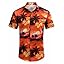 COOFANDY Men's Linen Shirts Short Sleeve Casual Shirts Button Down Shirt for Men Beach Summer Wedding Shirt