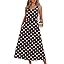 WIHOLL Summer Dresses for Women Flowy Casual Midi Dress Beach Vacation Sundresses with Pockets