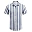 COOFANDY Men's Linen Shirts Short Sleeve Casual Shirts Button Down Shirt for Men Beach Summer Wedding Shirt