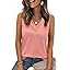 Zeagoo Tank Top for Women V Neck Loose Fit Sleeveless Summer Tops Business Casual Outfits Dressy Blouses Shirts