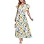 Flessibili Womens Summer Floral Maxi Dress Wedding Guest Party Long Dresses 2026