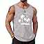 COOFANDY Mens Beach Tank Tops Summer Cotton Sleeveless Graphic T Shirts Palm Tree Casual Vacation Muscle Tank
