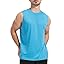 Men's Sleeveless UPF 50+ Swim Shirts Quick Dry Workout Tank Top UV Protection Running Gym Muscle T Shirts