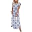 WIHOLL Summer Dresses Cap Sleeve Crewneck Maxi Long Casual Dress with Pockets Beach Vacation Sundresses 2026 Trendy