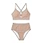 Herseas Womens 2 Piece High Waisted U Wire Bikini Set Floral Print Swimsuit Crisscross Back Bathing Suit Beach Swimwear